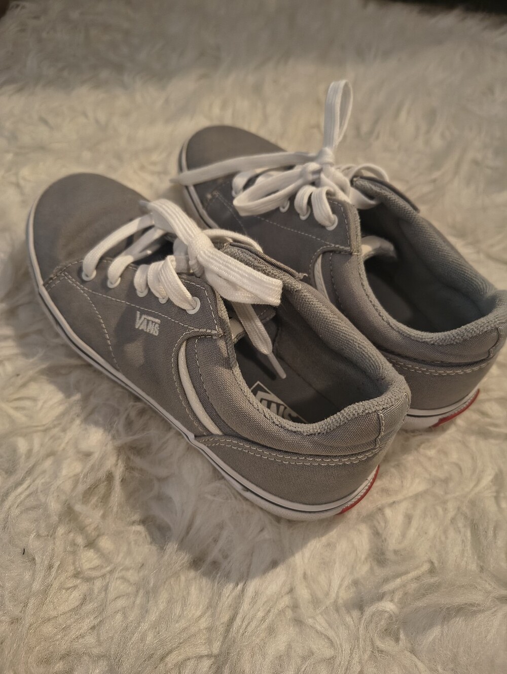 Grey Vans Low Top Sneakers